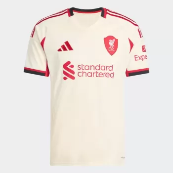 2025 2026 Liverpool FC Mens Away Soccer Jersey Wonder White