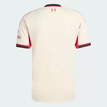 2025 2026 Liverpool FC Mens Away Soccer Jersey Wonder White