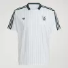 2025 2026 Liverpool FC Mens Terrace Icons Soccer Jersey Pinstripe Red