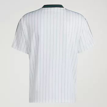 2025 2026 Liverpool FC Mens Terrace Icons Soccer Jersey Pinstripe Red