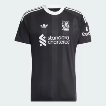 2025 2026 Liverpool FC Mens Third Goalkeeper Soccer Jersey Black