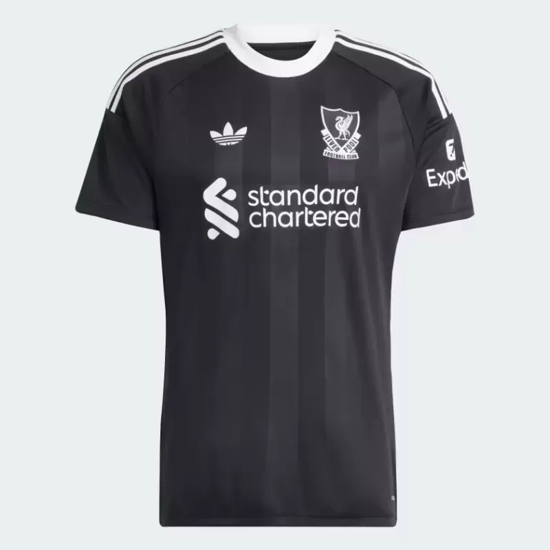 2025 2026 Liverpool FC Mens Third Goalkeeper Soccer Jersey Black 2025 2026 Liverpool FC Mens Third Goalkeeper Soccer Jersey Black