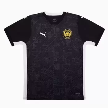 2025 2026 Malaysia Mens Away Soccer Jersey Black Yellow