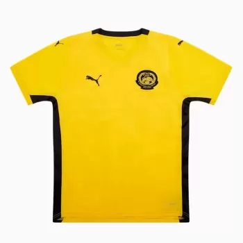 2025 2026 Malaysia Mens Home Soccer Jersey Harimau Malaya Yellow