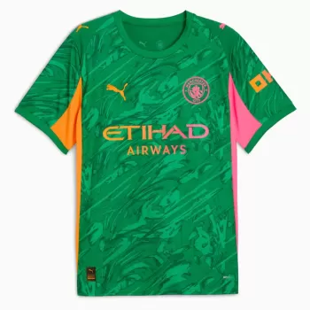 2025 2026 Manchester City Mens Goalkeeper Soccer Jersey Green