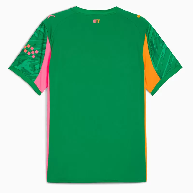 2025 2026 Manchester City Mens Goalkeeper Soccer Jersey Green