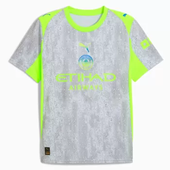 2025 2026 Manchester City Mens Third Soccer Jersey Rainy City Graphic