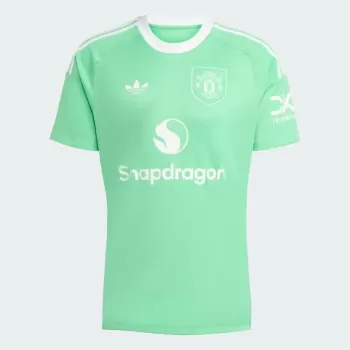 2025 2026 Manchester United Mens Third Goalkeeper Soccer Jersey Green