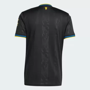 2025 2026 Manchester United Mens Third Soccer Jersey Black Yellow 2025 2026 Manchester United Mens Third Soccer Jersey Black Yellow