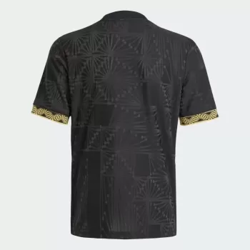 2025 2026 Mexico Mens Black Gold Soccer Jersey Heritage Edition