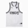 2025 2026 Monterrey Mens Basketball Jersey Black White Collaboration