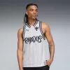 2025 2026 Monterrey Mens Basketball Jersey Black White Collaboration