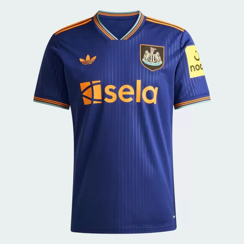 2025 2026 Newcastle United Mens Third Soccer Jersey Blue Orange