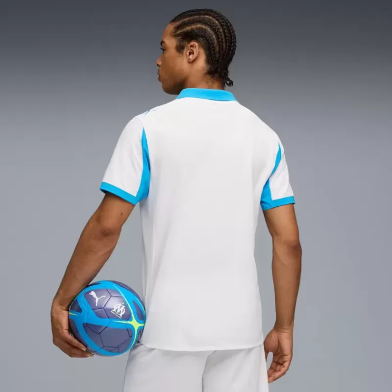 2025 2026 Olympique de Marseille Mens Home Authentic Soccer Jersey Player Version