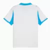 2025 2026 Olympique de Marseille Mens Home Soccer Jersey White Blue 2025 2026 Olympique de Marseille Mens Home Soccer Jersey White Blue
