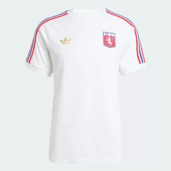 2025 2026 Olympique Lyonnais Mens Anniversary Soccer Shirt White 75 Years