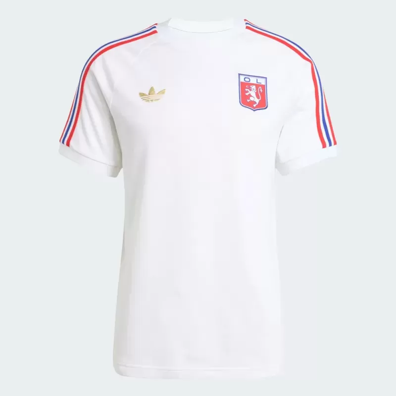 2025 2026 Olympique Lyonnais Mens Anniversary Soccer Shirt White 75 Years 2025 2026 Olympique Lyonnais Mens Anniversary Soccer Shirt White 75 Years