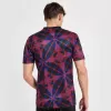 2025 2026 Olympique Lyonnais Mens Pre Match Soccer Jersey Red Blue Floral 2025 2026 Olympique Lyonnais Mens Pre Match Soccer Jersey Red Blue Floral