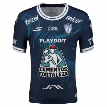 2025 2026 Pachuca Mens Away Soccer Jersey White Blue