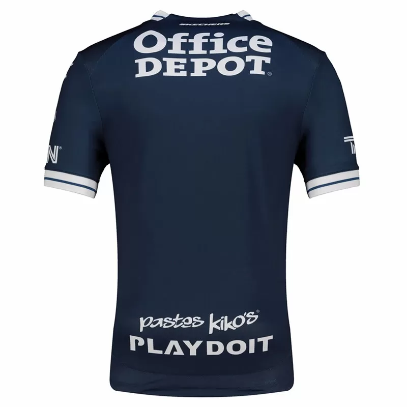 2025 2026 Pachuca Mens Away Soccer Jersey White Blue