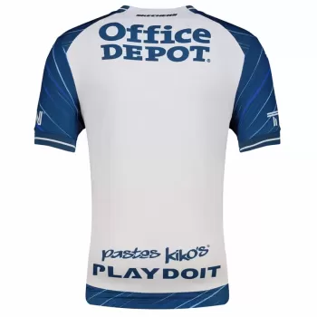 2025 2026 Pachuca Mens Home Soccer Jersey Blue White Stripes