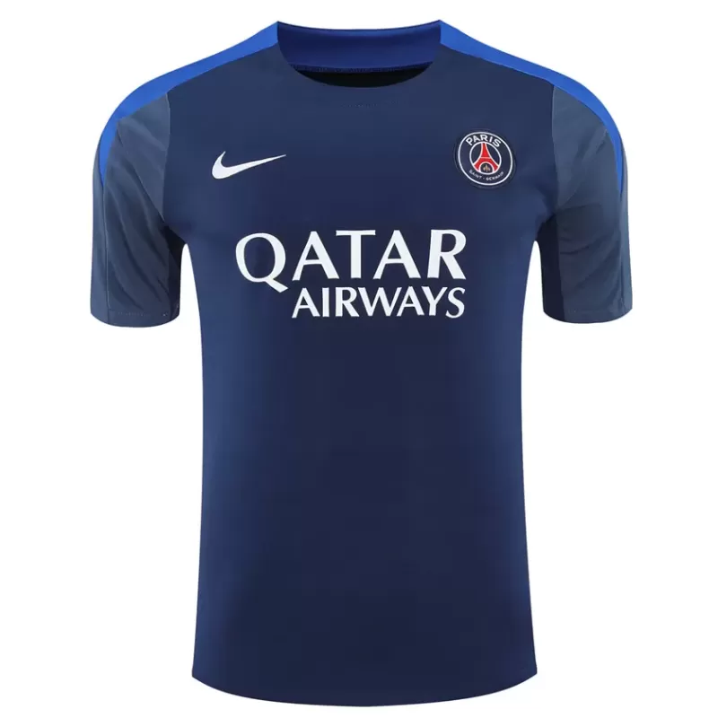 2025 2026 Paris Saint Germain Mens Pre Match Soccer Jersey Navy