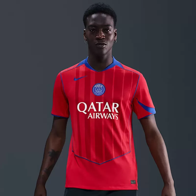 2025 2026 Paris Saint Germain Mens Third Authentic Soccer Jersey T90 Long Sleeve