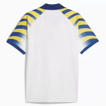2025 2026 Parma Calcio 1913 Mens Third Soccer Jersey White Blue Yellow Hoops 2025 2026 Parma Calcio 1913 Mens Third Soccer Jersey White Blue Yellow Hoops