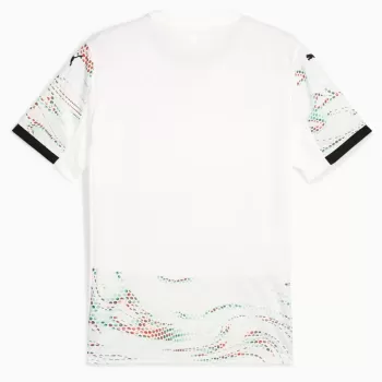 2025 2026 Portugal Mens Away Soccer Jersey White Red Green