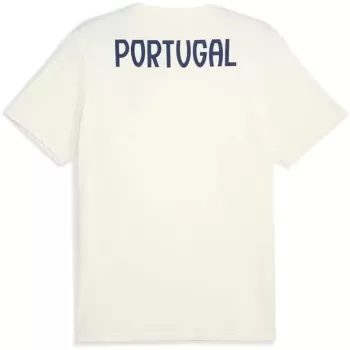 2025 2026 Portugal Mens Casual Soccer T-Shirt White
