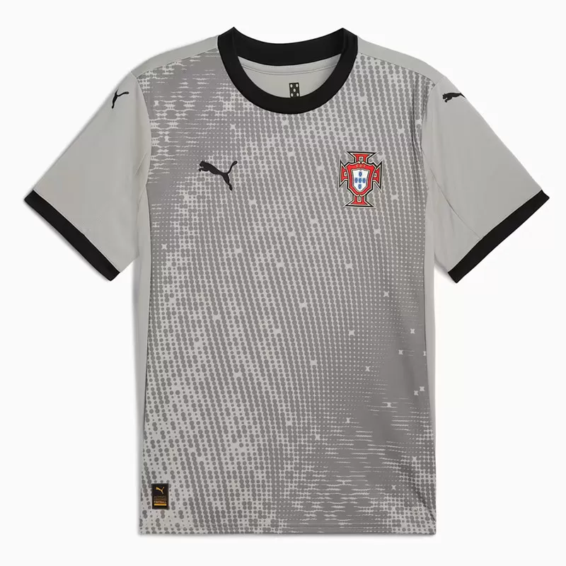 2025 2026 Portugal Mens Goalkeeper Gray Soccer Jersey 2025 2026 Portugal Mens Goalkeeper Gray Soccer Jersey