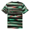 2025 2026 Portugal Mens Pre Match Soccer Jersey Black Abstract