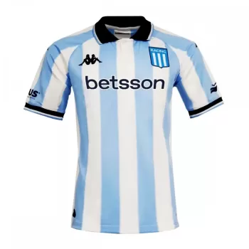 2025 2026 Racing Club Mens Home Soccer Jersey Navy White