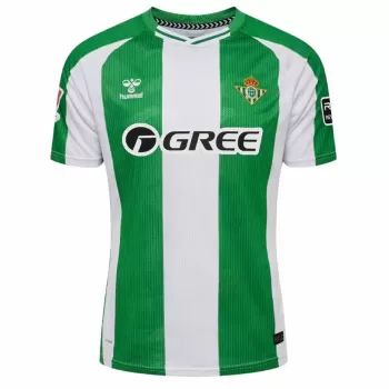 2025 2026 Real Betis Mens Home Soccer Jersey Green White Retro