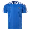 2025 2026 Real Madrid Mens Originals Icons Soccer Jersey Blue Pinstripe