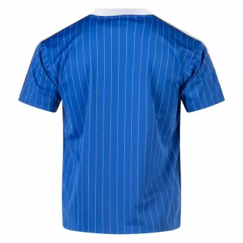 2025 2026 Real Madrid Mens Originals Icons Soccer Jersey Blue Pinstripe