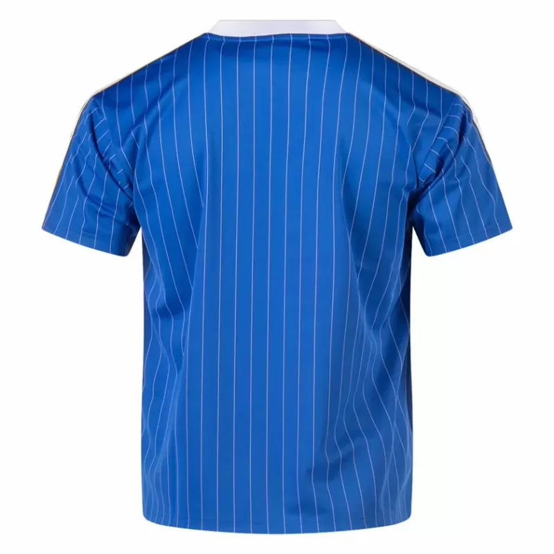 2025 2026 Real Madrid Mens Originals Icons Soccer Jersey Blue Pinstripe