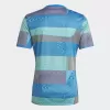 2025 2026 Real Madrid Mens Pre Match Soccer Jersey Blue Bird