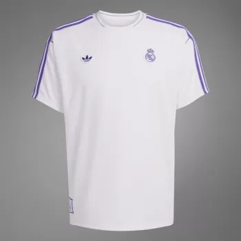 2025 2026 Real Madrid Mens Terrace Icons Soccer Jersey Dull Shiny