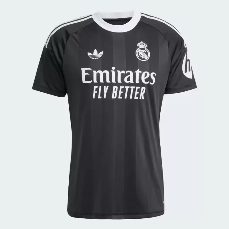 2025 2026 Real Madrid Mens Third Goalkeeper Soccer Jersey Blue 2025 2026 Real Madrid Mens Third Goalkeeper Soccer Jersey Blue