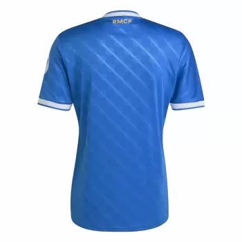 2025 2026 Real Madrid Mens Third Soccer Jersey Blue Heritage