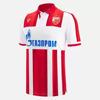 2025 2026 Red Star Belgrade Mens Home Soccer Jersey Vintage Stripes