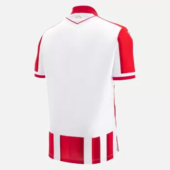 2025 2026 Red Star Belgrade Mens Home Soccer Jersey Vintage Stripes