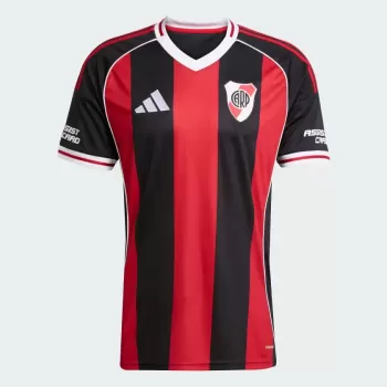 2025 2026 River Plate Mens Away Soccer Jersey Black Red