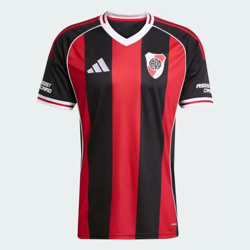 2025 2026 River Plate Mens Away Soccer Jersey Black Red