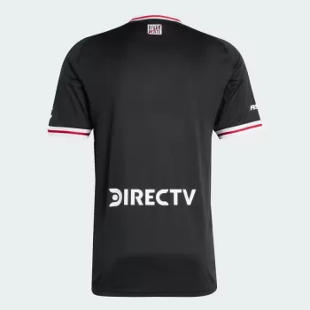 2025 2026 River Plate Mens Away Soccer Jersey Black Red
