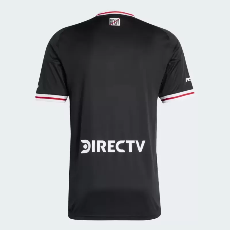 2025 2026 River Plate Mens Away Soccer Jersey Black Red