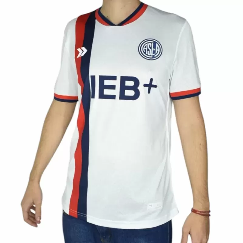 2025 2026 San Lorenzo de Almagro Mens Away Soccer Jersey White 2025 2026 San Lorenzo de Almagro Mens Away Soccer Jersey White