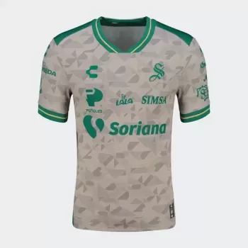 2025 2026 Santos Laguna Mens Away Soccer Jersey Sand Gate