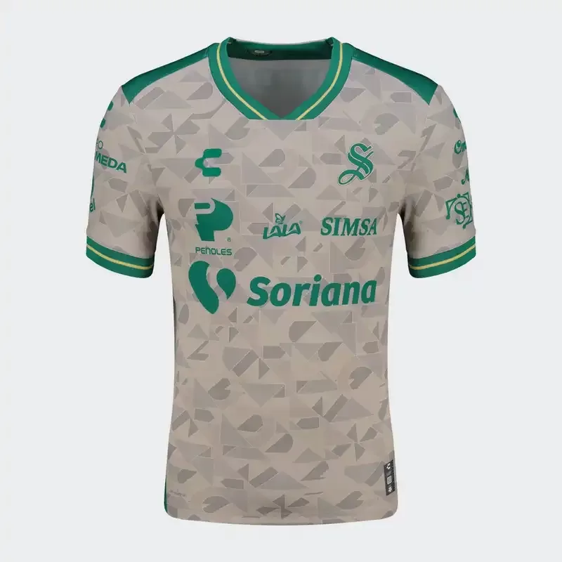 2025 2026 Santos Laguna Mens Away Soccer Jersey Sand Gate 2025 2026 Santos Laguna Mens Away Soccer Jersey Sand Gate